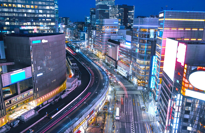Ginza cityscape