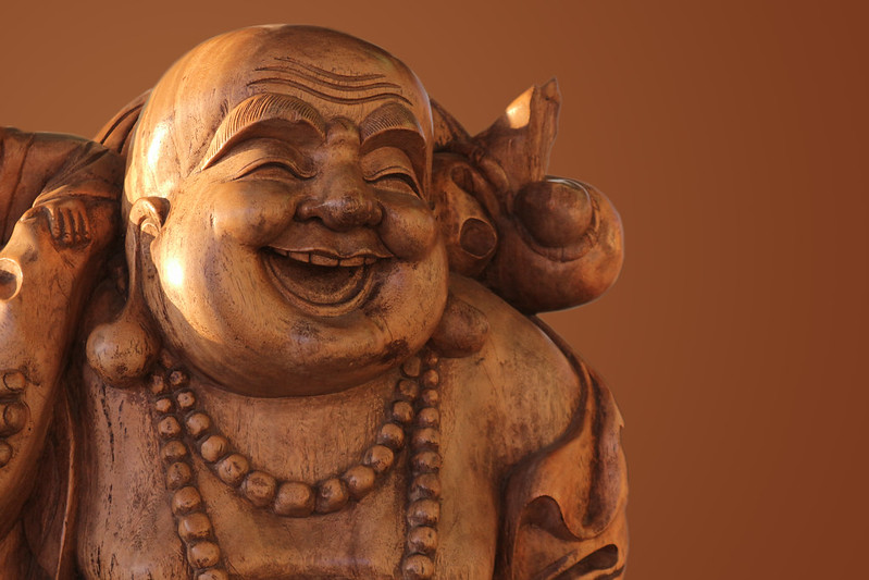 Hotei, the laughing Buddha