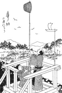Kotoosame (事納め) from the Onko-nenjūgyōji (温古年中行事), circa 1884.