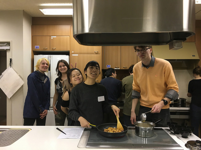 KCP students in cooking class