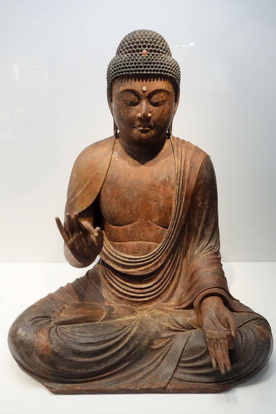 Buddha Amitābha whose wrathful manifestation is Daiitoku Myō-ō.