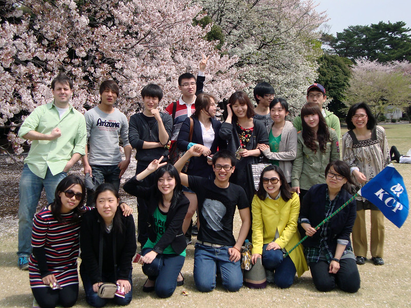 Hanami season at KCP.